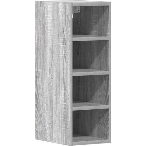 Mobile contenitore da cucina moderno a parete 20 x 29,5 x 60 cm legno grigio Sonoma 020050436