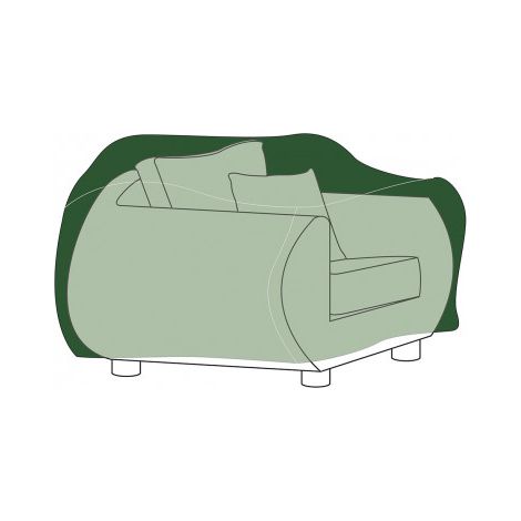 Funda para Sofá Altadex Verde Poliéster 130 x 90 x 70 cm