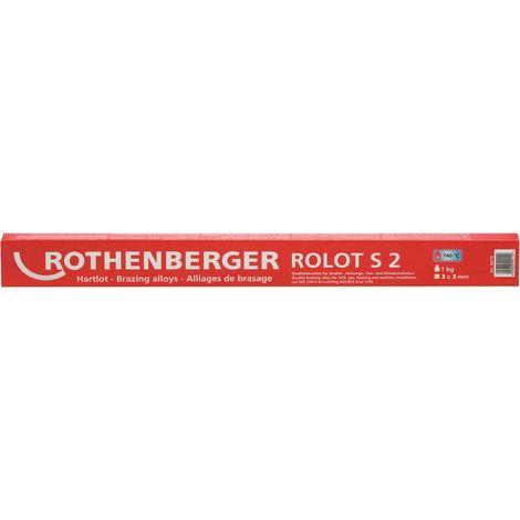 ROTHENBERGER ROLOT S2, selon ISO 17672, 3x3x500mm, 1kg - 40213