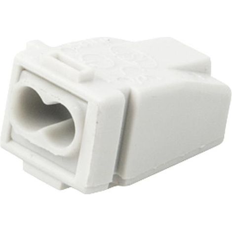 Borne a enficher 2 poles 1mm² - 2,5 mm² 100 pieces