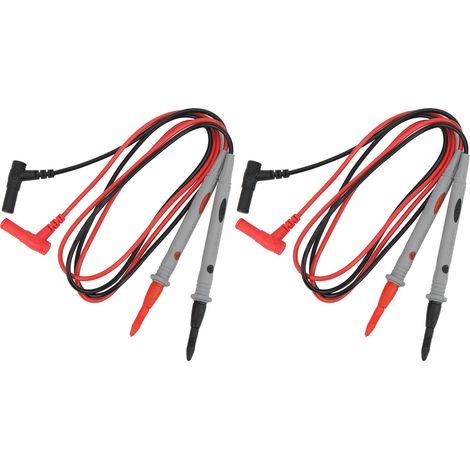 Lot de 4 pointes de test pour multimètre, accessoires ABS multifonctions 10000V 20A 105mm 0°C40°C (1/5)