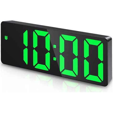 Réveil numérique, Horloge LED, Horloge de Table avec Affichage de la température, réveil de Voyage, luminosité réglable, Affichage 12/24 h, Horloge numérique pour Maison (1/5)