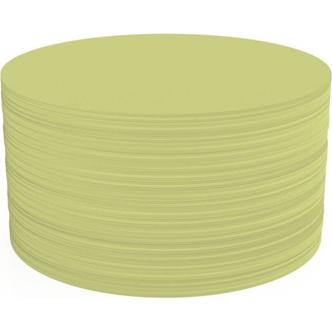 Magnetoplan Kommunikationskarte rund, Ø 140 mm, 500 Stück, gelb, D 140 mm, 500 BL 500 Stk