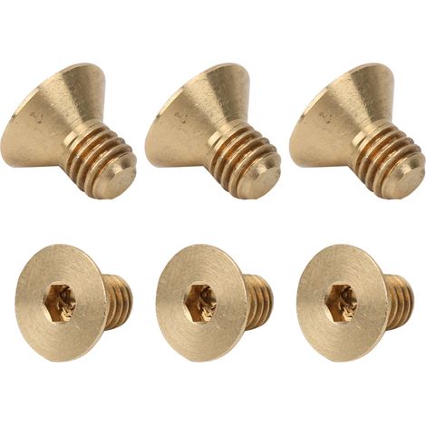 50 Stück Senkkopf-Innensechskantschrauben aus reinem Kupfer mit Flachkopf, Hardware-Zubehör M5M5 x 8 (1/5)