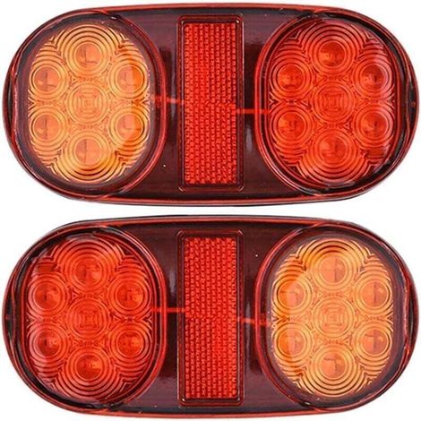 Feux arrière de remorque à LED 12 V, 2 feux arrière de remorque à LED étanches (1/4)