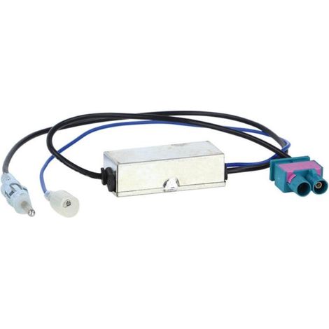 Adaptateur antenne MIB 8.5 V Alimentation fantome 2X Fakra M DIN