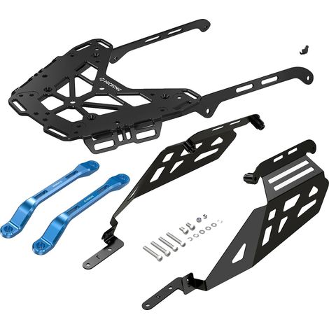 Portaequipajes trasero, compatible con Yamaha Tenere 700 / XTZ700, diseño ligero, BU SET (1/2)