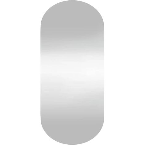 Espejo de pared vidrio ovalado 30x70 cm vidaXL