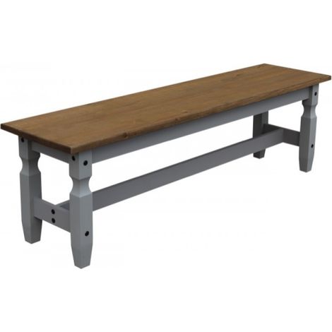 Corona Grey Wax 5'0" Bench (1/4)