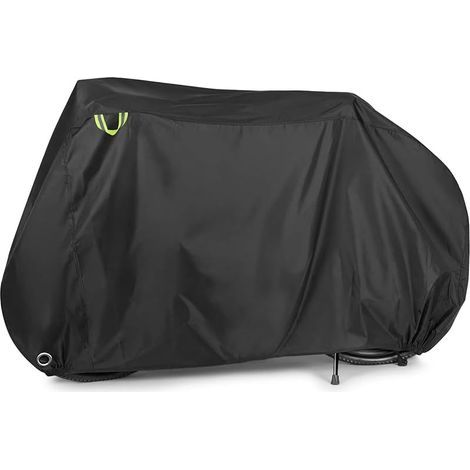 Housse de vélo pour transporter 2 vélos - Housse de vélo arrière imperméable et résistante avec revêtement en polyuréthane - Convient pour le stockage de vélo en plein air (1/5)
