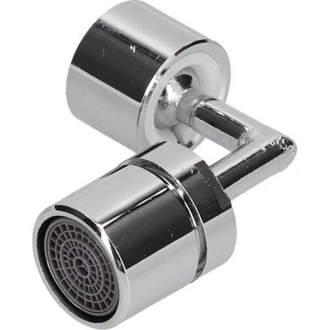 Spruzzatore universale per rubinetto, ugello con filtro per rubinetto girevole a 720° per casa e ristorante, filettatura femmina da 22 mm, argento (1/4)
