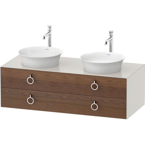 DURAVIT WT4993B77390010 WTU blanc pur Tulip, 2SK, avec trou de robinet, évacuation à l'arrière, 408