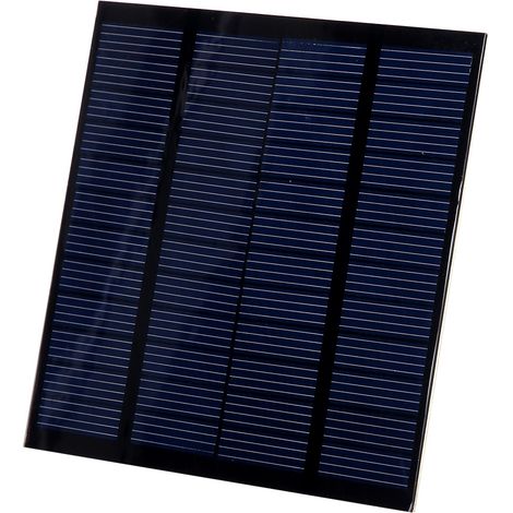 Panneau Solaire Polycristallin 12V 1.5W - Haute Efficacité De Conversion - Pour Chargeur DIY Et Batterie - 1 Pièce (1/5)