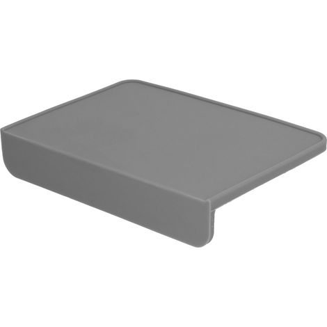 Tapis de Tassement Café Silicone Grade Alimentaire avec Bord 90° pour Machine à Café, Cuisine Maison, Gris (1/5)