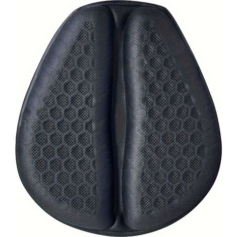 Coussin de siège - Housse de siège amortissante et respirante - Universelle - Douce et confortable - Coussin de siège moto (1/5)