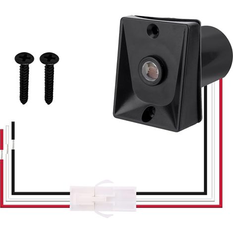 Capteur pour Éclairage Extérieur, 120V Résistant Aux Intempéries Photoelectrique Commutateur Photocellule Lumière Capteur pour Plus Ampoules Lumière Extérieur (1/5)