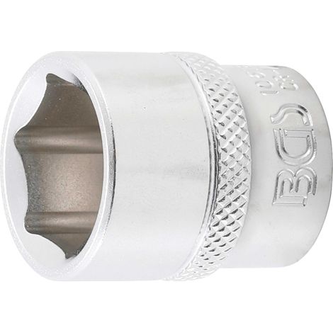BGS Steckschlüssel-Einsatz Sechskant Antrieb Innenvierkant 10 mm (3/8") SW 18 mm - 10618
