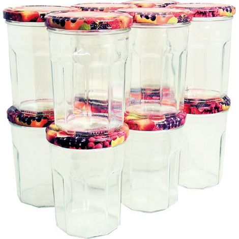 Vaso per confettura Pack 12 da 385ml + coperchio - Bouchonnerie Jocondienne