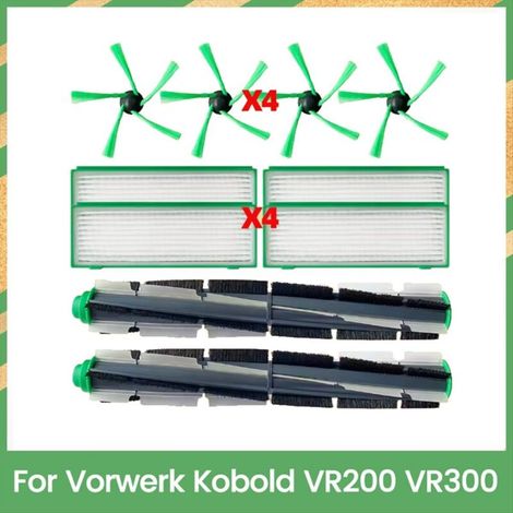 Ersatzteile für Kobold VR200 und VR300, Hauptseitenbürste, HEPA-Filter, effizientes Haushaltsreinigungszubehör (1/4)