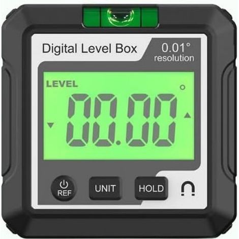 Inclinómetro digital magnético，Buscador de ángulo magnético de cuatro lados，Precisión de 0,01°，Adecuado para la construcción (1/5)