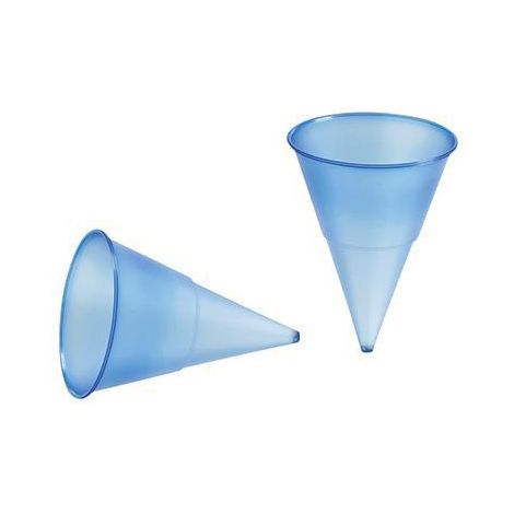 PAPSTAR Spitzbecher 19618 115ml PP blau 1.000 St./Pack. (1/3)