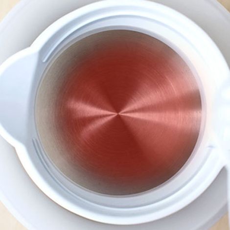 Tragbarer, kompakter Reise-Wasserkocher aus Silikon für Kaffee, Tee und schnelle Getränke – Weiß – Modell C319 (1/5)