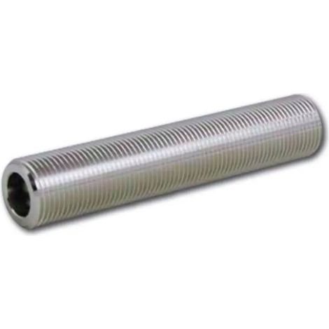 Gewindestutzen, Gewinderohre - mit beidseitigem Einstich, G 5/8“, Innen Ø 7 mm, L=40 mm, Edelstahl