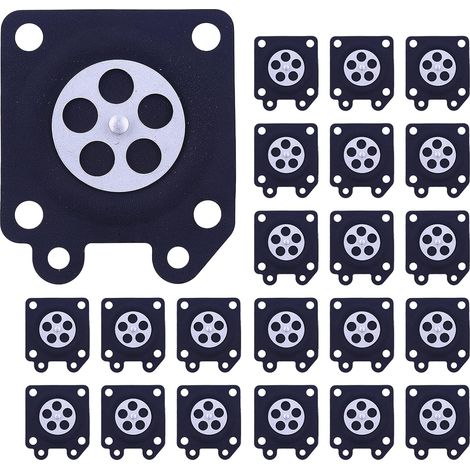 Kit de 20 diaphragmes de carburateur pour Walbro WA WT WY WZ Series, diaphragme de mesure, joint d'étanchéité, kit de révision de carburateur n° 95-526 (1/5)