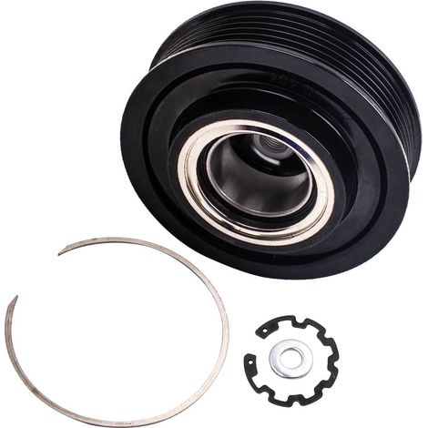 Puleggia Frizione Compressore clima for AUDI A4 A5 A6 A8 6SEU14C 4E0260805J 4F0260805K KIT PULEGGIA COMPRESSORE ARIA CONDIZIONATA 447220-9800 (1/5)
