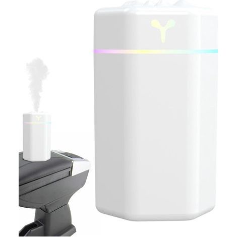 CCYKXA Tabletop Humidifier  Winter Humidifiers for Small Rooms - Ultrasonic Tabletop Humidifier for Car Travel, Office, Home, Super Quiet Operation - Plug-in Model