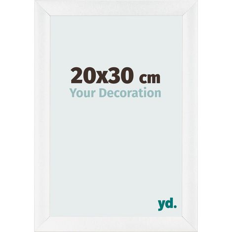 yd. - Cadre photo 20x30 - Blanc Brillant - MDF - Pisa (1/5)