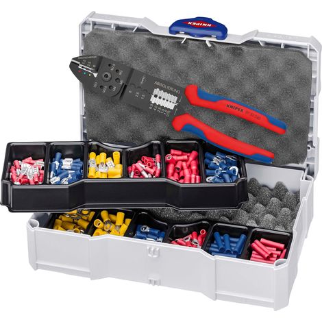 Draper 26151 KNIPEX 97 90 26 Crimp Assortment for Cable Connectors, 1 x 97 22 241, 13 Parts, 265mm
