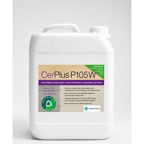 Traitement bois anti-grisaillement CerPlus P105W 5L (1/5)