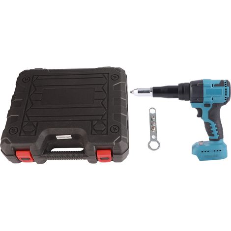 [JAMAIS UTILISÉ]Pistolet à riveter électrique sans fil 18 V bleu, sans balais, avec LED et écrous à riveter automatiques, pour batterie BL1815, 3,2-4,8 mm (1/5)