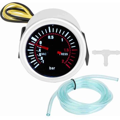 Jauge Turbo Numérique LED 12V 2 Pouces Universel Manomètre PSI (1/5)
