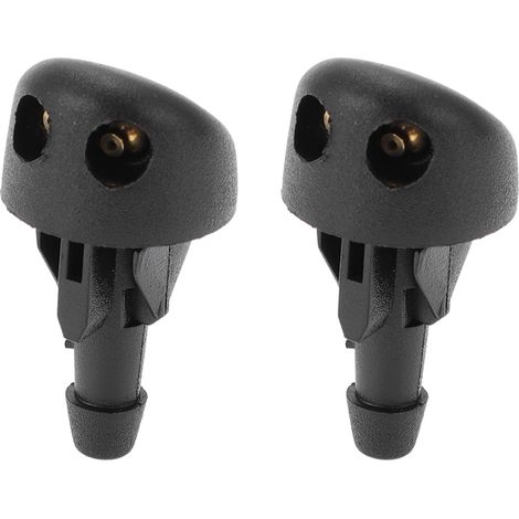 pezzi ugelli lavavetri compatibili con Renault, ugelli lavavetri in ABS nero, getto lavavetri n. 7700413545 (1/5)