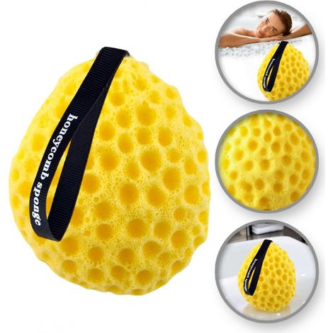 Spugna a nido d'ape per lavaggio del corpo bagnato, 10 cm, esfoliante delicato GB03 (1/5)