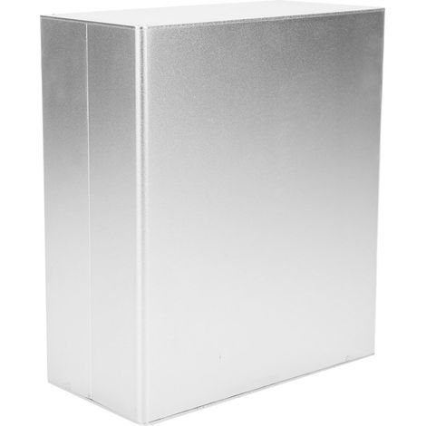 Boîtier électronique en aluminium, finition argent mat, type split, pour projets DIY, 80 x 160 x 180 mm (1/5)