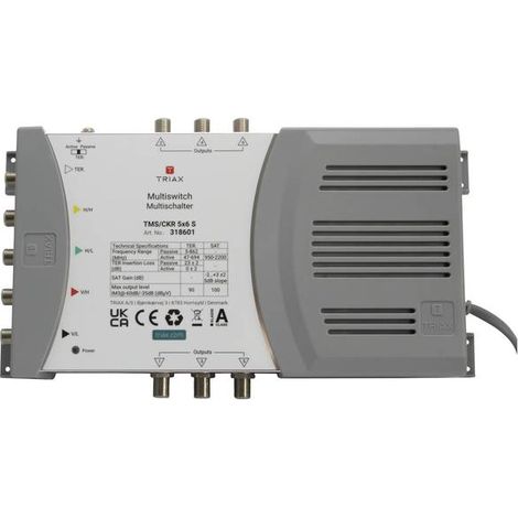 Commutatore satellitare compatto Triax Multiswitch TMS 5 6S