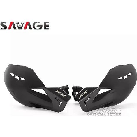 Protectores de manillar KX aplicables para KAWASAKI KX450/F KX65 KX85 KX125 KX250F Protector de manos para motocicleta KX 450F 250F 125 112 100 85 (negro) (1/5)