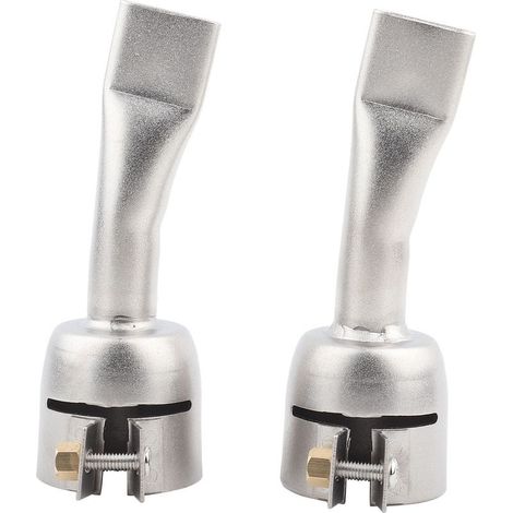 Buse de soudage pour pistolet à Air chaud, en acier inoxydable, pour feuille de plastique PVC, accessoires de soudage, 2 pièces (1/5)