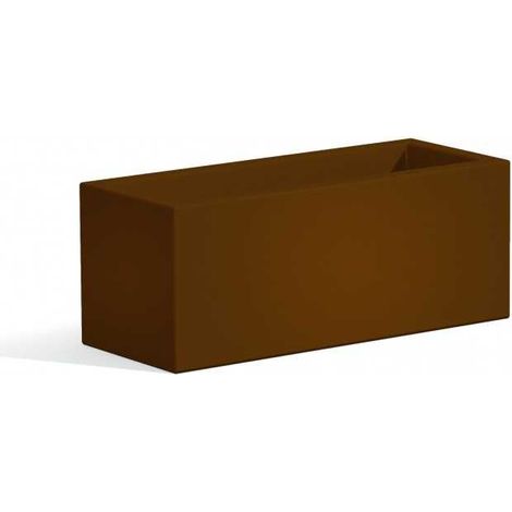 Fioriera Matera Bronzo in Polimero Monacis - Cm 100X40X40 H