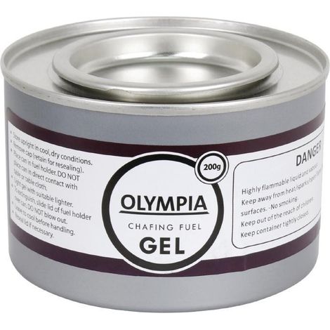 Gel Combustible pour Chaffing Dish 2h Lot de 12 Olympia