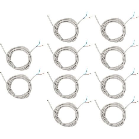 10 sensori di prossimità a interruttore magnetico per uso industriale, elevata resistenza di contatto, in PVC (1/4)