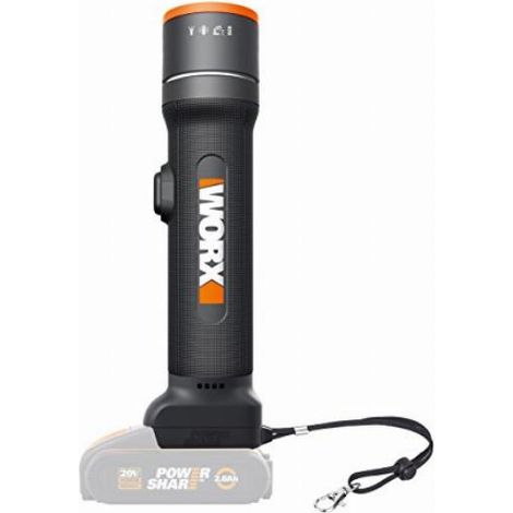 Lampada multifunzione portatile ricaricabile Worx 20 V (1/5)