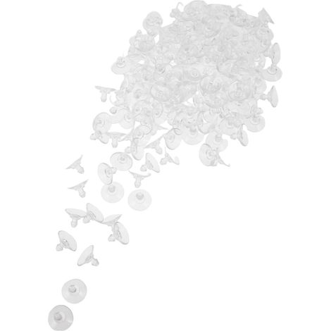 Ventouses Transparentes sans Crochets de 19 Mm Lot de 200 en Pvc Robustes et Invisibles pour Protection des Meubles, pour Décoration et Utilisation la Maison (1/5)
