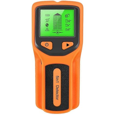5-in-1-Balkensucher mit hochauflösendem LCD-Display und akustischem Alarm, Wandscanner-Wanddetektor für