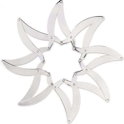 Alessi Salvamanteles extensible acier inoxydable 24 cm (1/4)