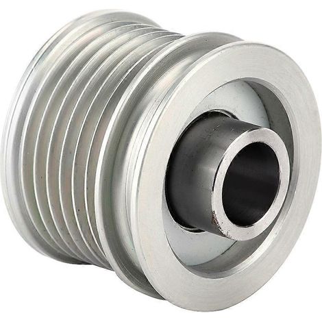 Poulie d'embrayage d'alternateur à roue libre en aluminium 6461550115 compatible avec MERCEDES-BENZ (1/5)