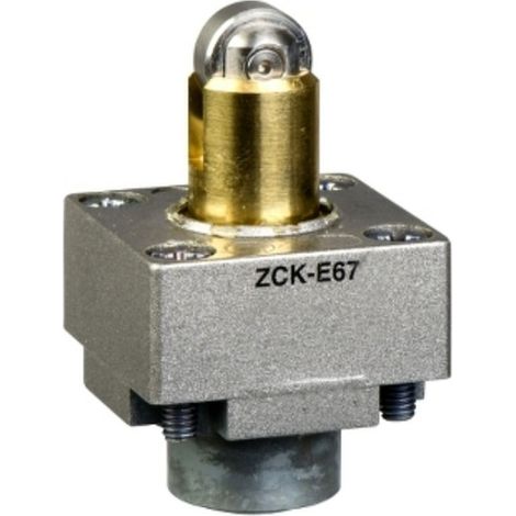 Télémécanique - OsiSense ZCKE - tête inter. de pos. - poussoir à galet renforcé en acier  - ZCKE67
